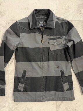 Kids Volcom zip up shirt jacket